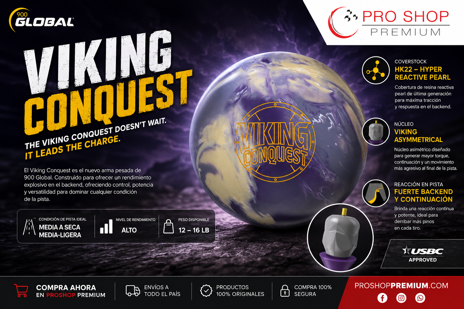 GLOBAL 900 VIKING CONQUEST 2 84009